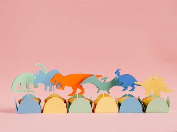 Babeczki z dinozaurami