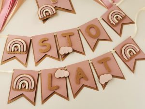 Flaga do baneru personalizowanego –  TĘCZA BOHO