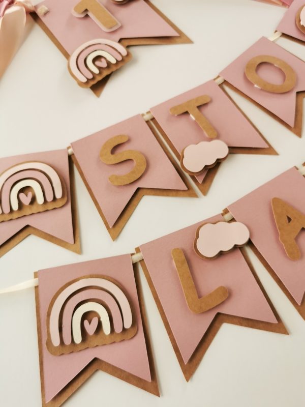 Flaga do baneru personalizowanego -  TĘCZA BOHO - obrazek 7