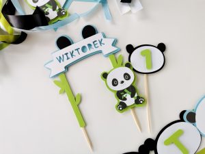 Topper personalizowany  – PANDA BOY